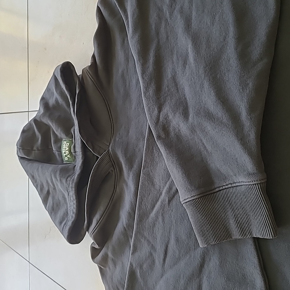 Daily Drills Oversized Hoodie Dress, XS/S, Vintage Black, New